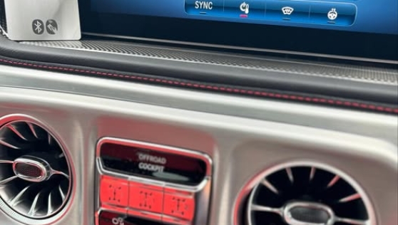 Mercedes G63 dash